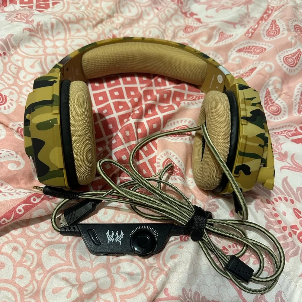 Camouflage Gaming Headset